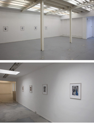 Works on paper; Exhibition with Norbert Grunschel, Galerie Henn, 2009